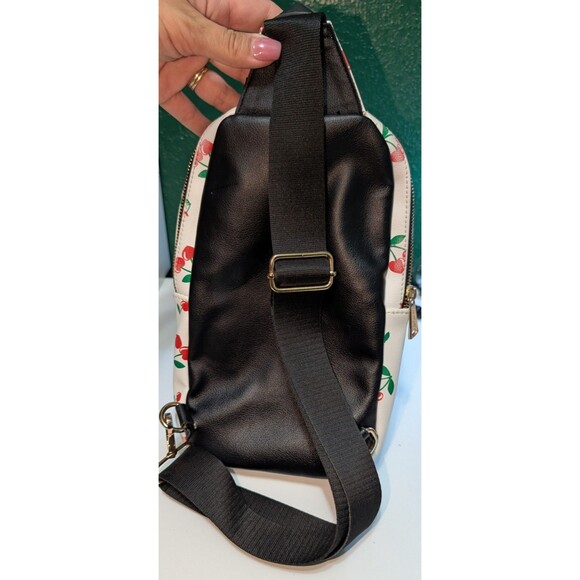 Juicy Couture Cherry White Multi Juicy Fruit Sling Back Pack Cross Body Bag - Picture 2 of 7